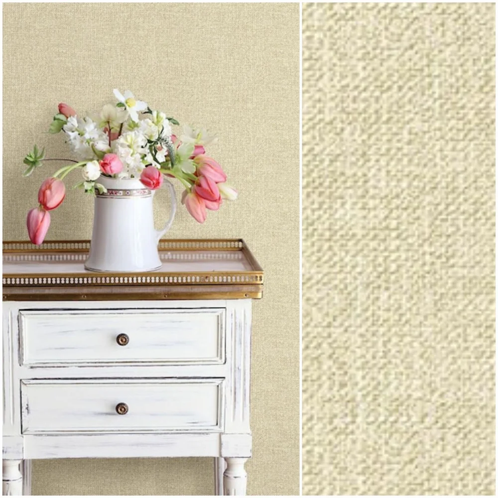 Wallpaper Waylon Faux Fabric Beige